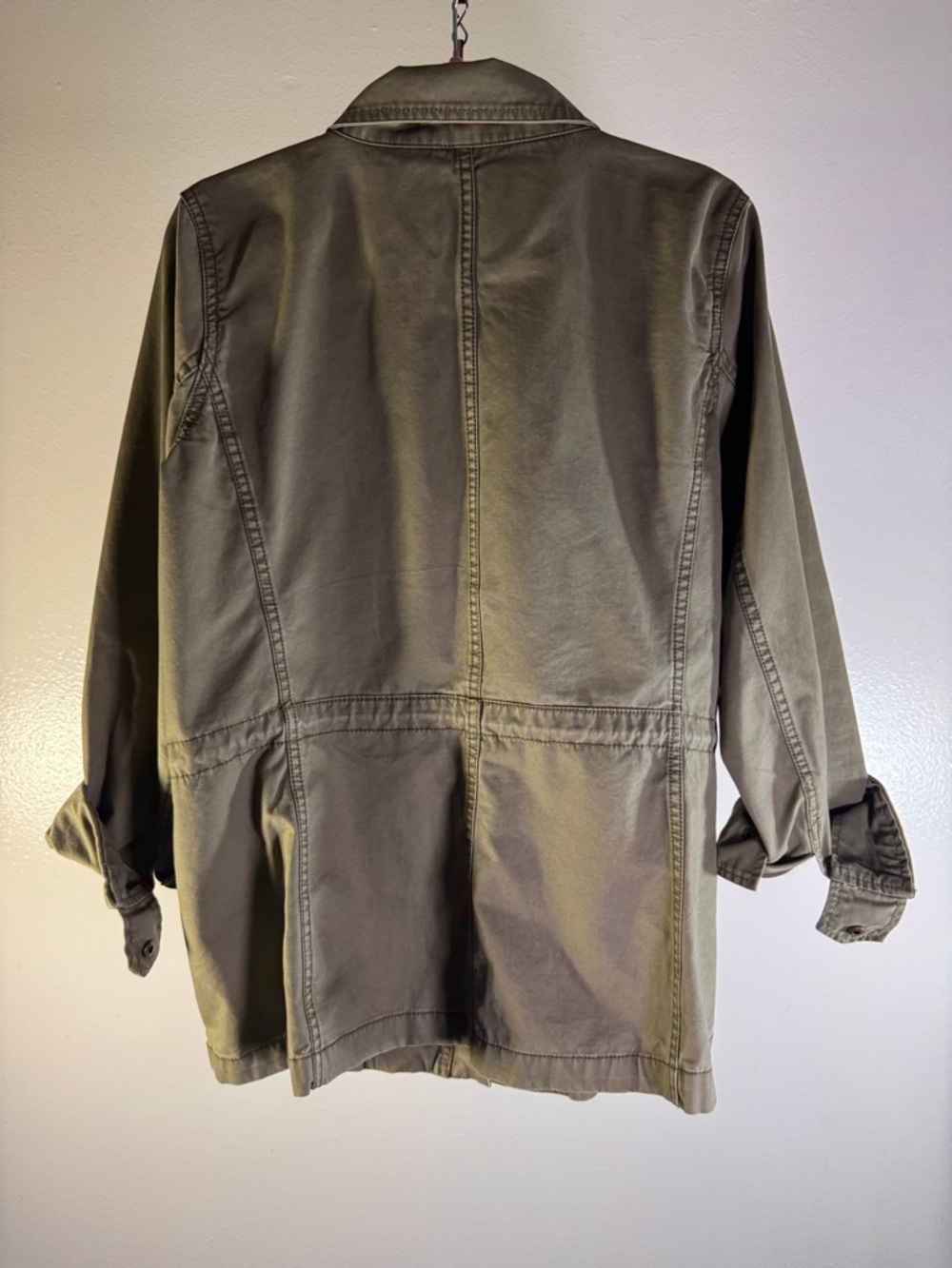 Madewell Olive Green Dispatch Utility Jacket Size M Field Coat C3394 - Picture 4 of 8